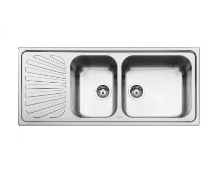 Chiuveta de bucatarie Smeg SG116S, 116cm, inox