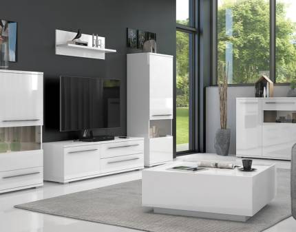 Set living PIANO WHITE 