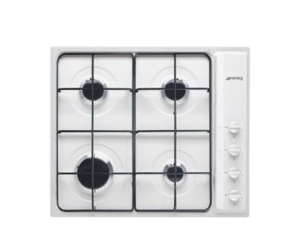 Plita incorporabila pe gaz SmegSelezione Aesthetic S64SB, 60 cm, inox