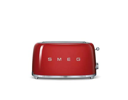 Prajitor de paine Smeg TSF02RDEU, 1500 W, rosu, retro, 4 felii