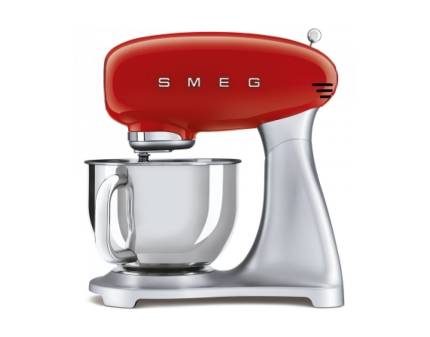 Mixer de blat retro Smeg SMF02RDEU, rosu
