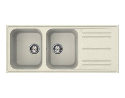 Chiuveta de bucatarie Smeg LZ116P, 116 cm latime, crem