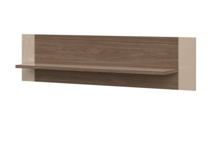 Raft suspendat LEFT 120x30x22cm Lincoln Walnut/ Mokka HG lucios 