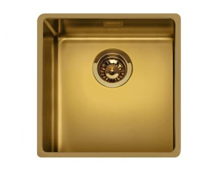 Chiuveta de bucatarie Smeg VSTR50BRX 50 cm, auriu