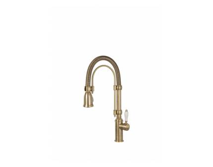 Baterie de bucatarie Smeg MIDR7O-2, retro, alama