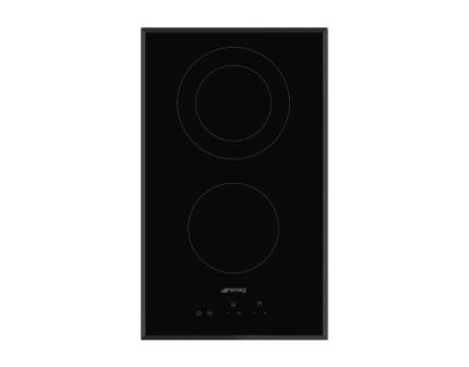 Plita incorporabila vitroceramica Smeg SE332EPB, 30 cm latime