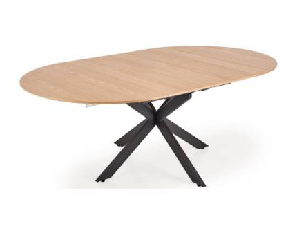 Masa extensibila ACORD din MDF si furnir natural 120-200xH75cm