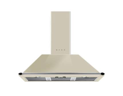 Hota semineu Smeg Victoria KT100PE, 100 cm, crem