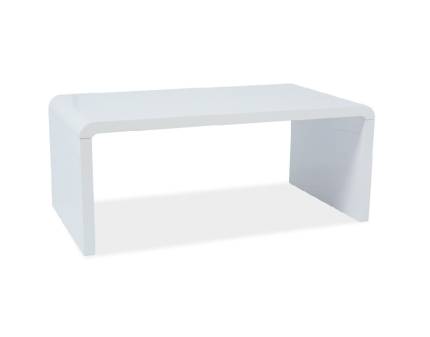 Masuta MIO din MDF alb lucios 100x60xH45cm