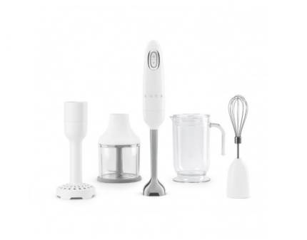 Blender manual cu accesorii WHITE Smeg HBF22WHEU