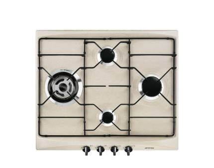 Plita incorporabila pe gaz Smeg Selezione Aesthetic SR264AV2, 60 cm, inox