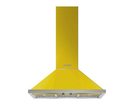 Hota semineu Smeg Portofino KPF9YW, 90 cm, galben