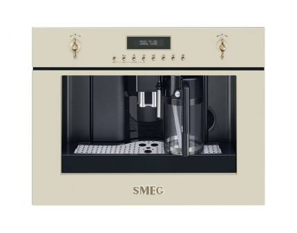 Espressor incorporabil retro Smeg Colonial/Cortina CMS8451P, crem