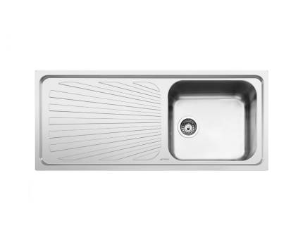 Chiuveta de bucatarie Smeg SGE116.1S, 116cm, inox