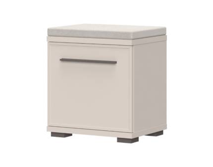 Banca cu 1 usa OPERA 46x53x36cm casmir 