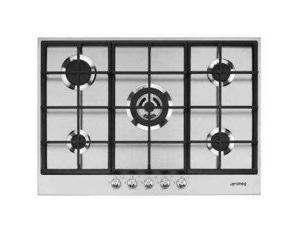 Plita incorporabila pe gaz Smeg Linea PX164L, 60 cm, inox, Wok