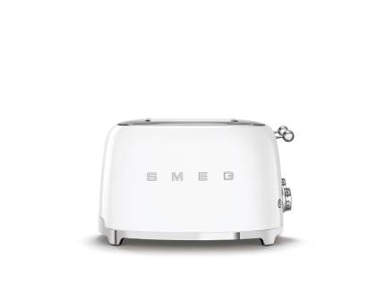 Prajitor de paine Smeg TSF03WHEU, 2000 W, alb, retro